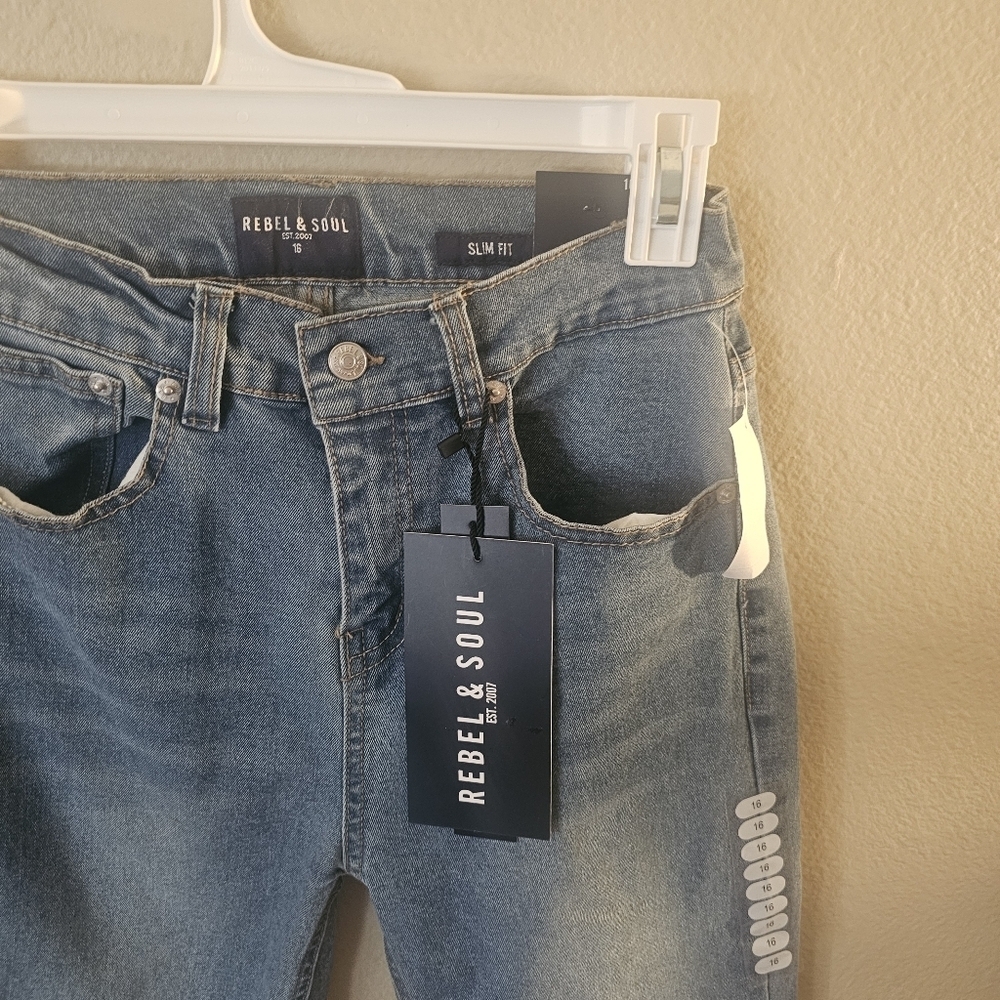 Blue Jeans Junior Size 16 Unisex - Picture 2 of 7